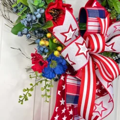 Patriotic^* Patriotic Blueberry Wreath