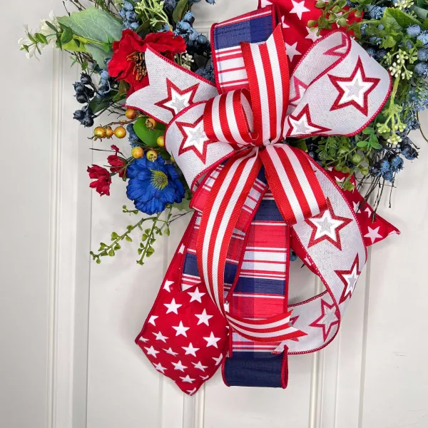 Patriotic^* Patriotic Blueberry Wreath