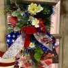 Sprays^Liberty Floral Patriotic Dahlia Daisy Spray