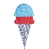 Pot Stakes^The Round Top Collection Patriotic Double Scoop Ice Cream Cone