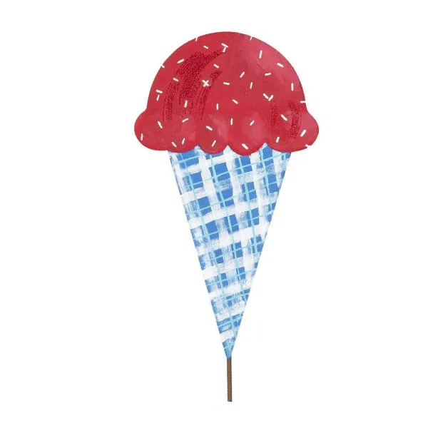 Focal Points^The Round Top Collection Patriotic Ice Cream Cone