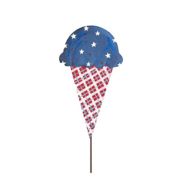 Focal Points^The Round Top Collection Patriotic Ice Cream Cone