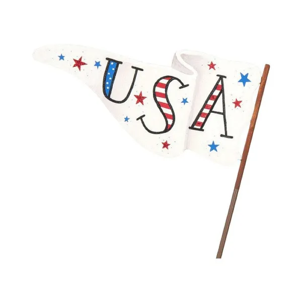 Focal Points^The Round Top Collection Patriotic Pennant Flag
