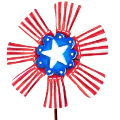 Wall Decor^The Round Top Collection Patriotic Ribbon Flowers