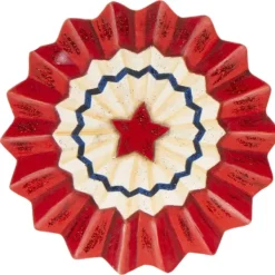 Wall Decor^The Round Top Collection Patriotic Rosette Fan Magnets
