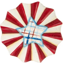 Wall Decor^The Round Top Collection Patriotic Rosette Fan Magnets