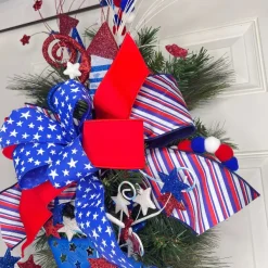 Door Decor^* Patriotic Star Teardrop, Long
