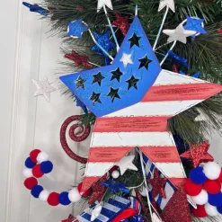 Creations^* Patriotic Star Teardrop, Short
