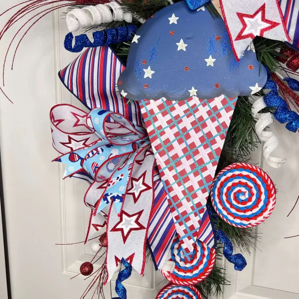 Door Decor^* Patriotic Treat Teardrop