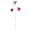 Floral^Craig Bachman Pearl Trim Felt Heart Spray 24.5"