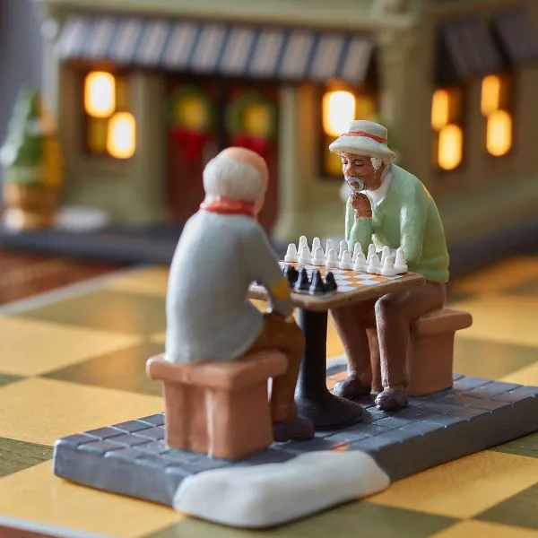 Table Decor^Department 56 Perhaps The Queen's Gambit?, Dept. 56 Village