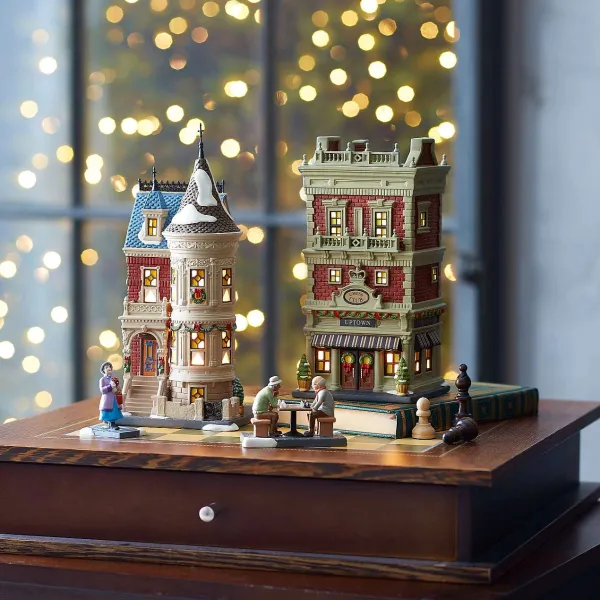 Table Decor^Department 56 Perhaps The Queen's Gambit?, Dept. 56 Village