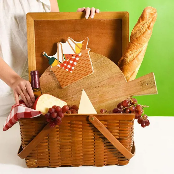 Spring^Happy Everything Picnic Basket Big Attachment By !