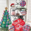 Pot Stakes^The Round Top Collection Pile Of Merry & Bright Ornaments