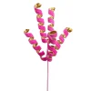 Picks^Liberty Floral Pink And Gold Frizzy Curly Pick