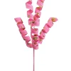 Floral^Liberty Floral Pink And Gold Polka Dot Curly Pick