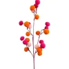 Sprays^Liberty Floral Pink And Orange Felt Ball Spray