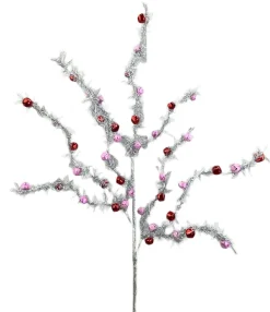 Floral^Liberty Floral Pink And Red Twig Bell Spray