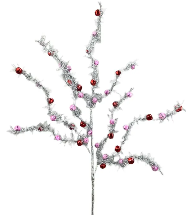 Sprays^Liberty Floral Pink And Red Twig Bell Spray