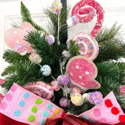 Floral^Liberty Floral Pink And White Mitten Spray