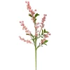 Spring^Liberty Floral Pink Berry Leaves Spray