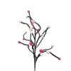 Floral^Liberty Floral Pink Felt Ball Twig Spray