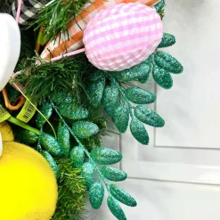 Picks^Liberty Floral Pink Gingham Egg Pick