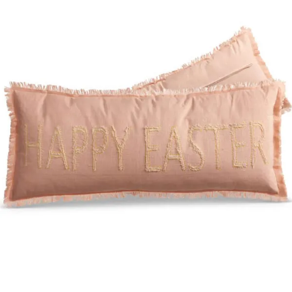 Pillows^RAZ Pink Happy Easter Pillow