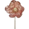 Stems^Regency Pink Metallic Magnolia Stem, 24"