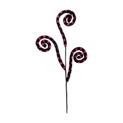 Sprays^Liberty Floral Pink Polka Dot Spiral Curly Spray