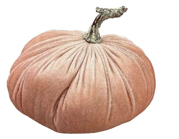 Focal Points^Liberty Floral Pink Velvet Pumpkin