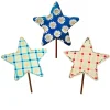 Wall Decor^The Round Top Collection Plaid & Daisy Stars
