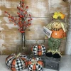 Home Accents^Liberty Floral Plaid Fabric Pumpkin