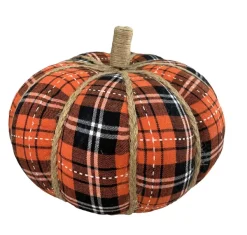Table Decor^Liberty Floral Plaid Fabric Pumpkin-Large