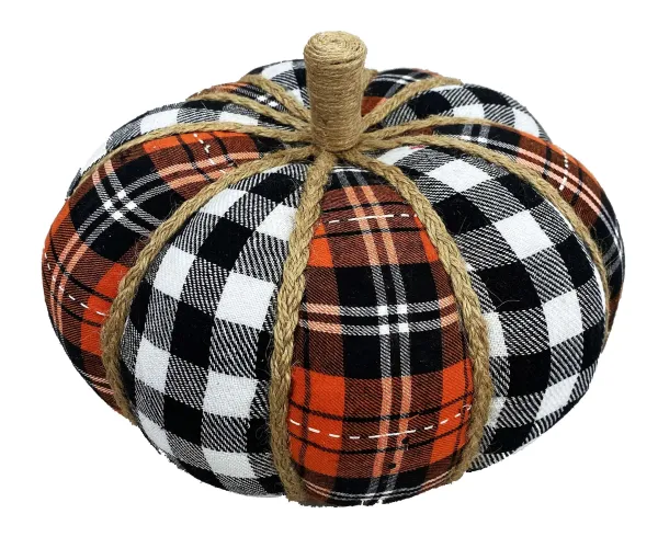 Home Accents^Liberty Floral Plaid Fabric Pumpkin-Large