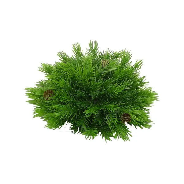 Floral Decor^Liberty Floral Plastic Pine Half Ball