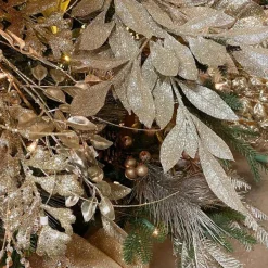Floral^Direct Export Co. Platinum Bay Leaf Glitter Spray