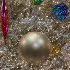 Ball Ornaments^Farrisilk Platinum Candy Apple Ball Ornament, 6"