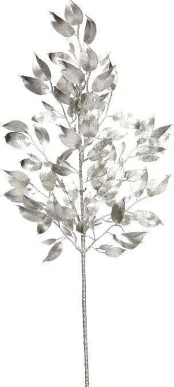 Floral Decor^Mark Roberts Platinum Laurel Leaf Spray, 25"
