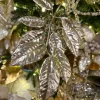 Floral^Direct Export Co. Platinum Metallic Leaf Spray