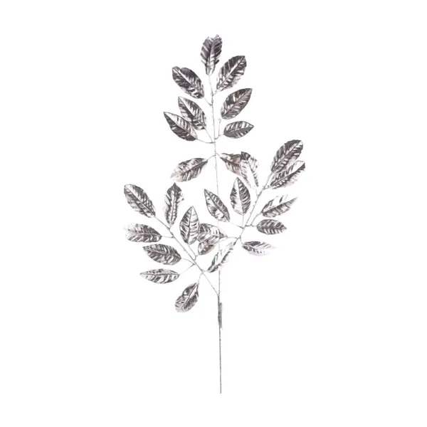 Floral^Direct Export Co. Platinum Metallic Leaf Spray