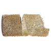 Happy New Year^Reliant Ribbon Platinum Tinsel Ribbon, 4" X 10Yd