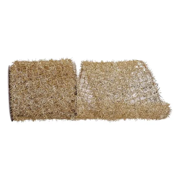 Ribbon^Reliant Ribbon Platinum Tinsel Ribbon, 5.5" X 10Yd