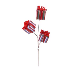 Floral^Direct Export Co. Playful Stripe Christmas Box Spray