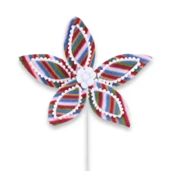 Floral^Direct Export Co. Playful Stripe Poinsettia Stem