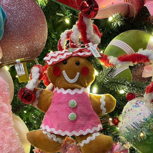 Figurines^Liberty Floral Plush Gingerbread