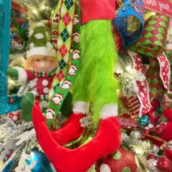Floral^Liberty Floral Plush Green Monster Legs