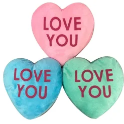 Pillows^Liberty Floral Plush Love You Heart