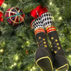 Home Accents^Liberty Floral Plush Nutcracker Legs
