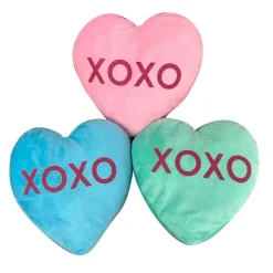 Pillows^Liberty Floral Plush Xoxo Heart Large